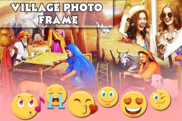 Village Photo Frame : Village Photo Editor स्क्रीनशॉट 3