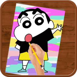 ikon How to Drawing :Shinchan
