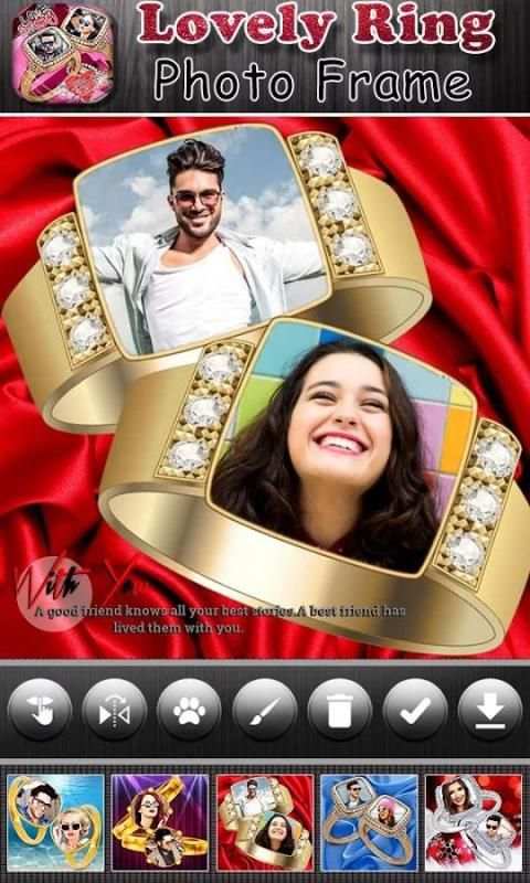Lovely Ring Photo Frame Editor скриншот 3
