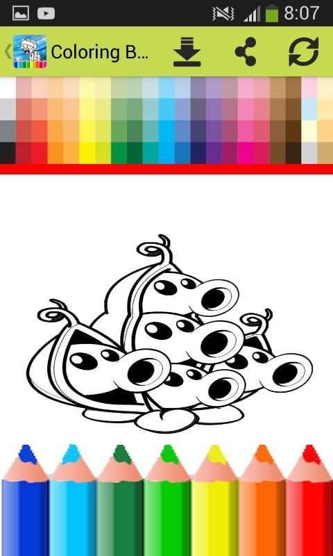 Coloring Book For Zombie and plants screenshot 3