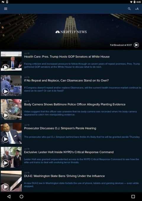 NBC Nightly News 5 تصوير الشاشة