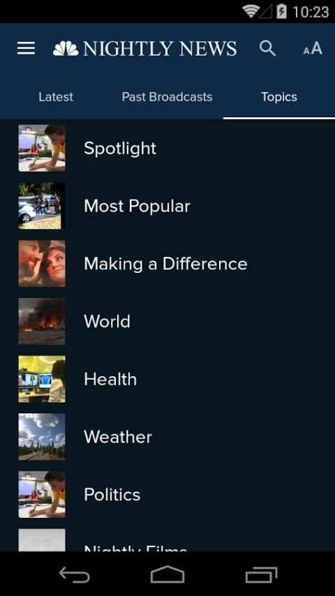 NBC Nightly News 4 تصوير الشاشة