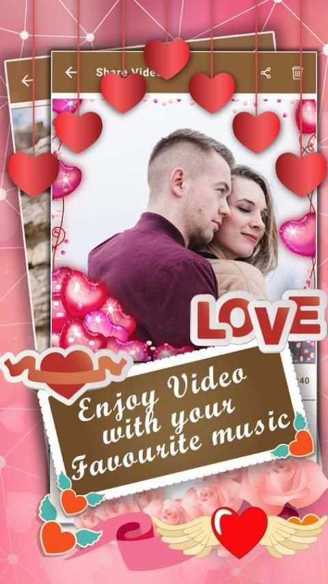 Valentine Video Maker screenshot 1