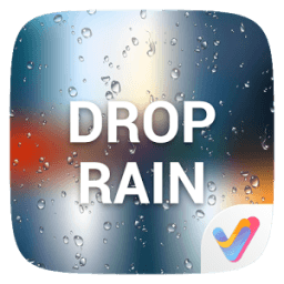 Drop Rain 3D V Launcher Theme иконка