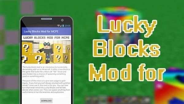 Lucky Blocks Mod for MCPE screenshot 1