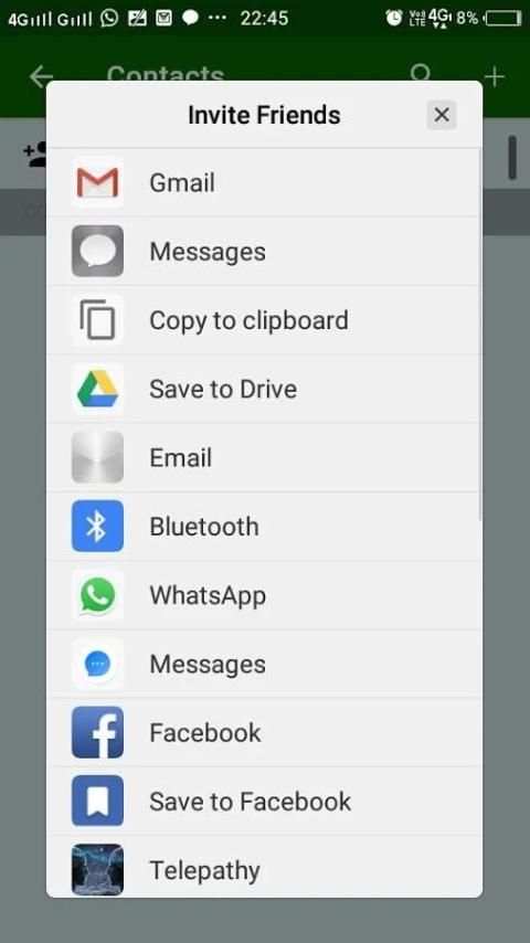 Telepathy Messenger screenshot 1