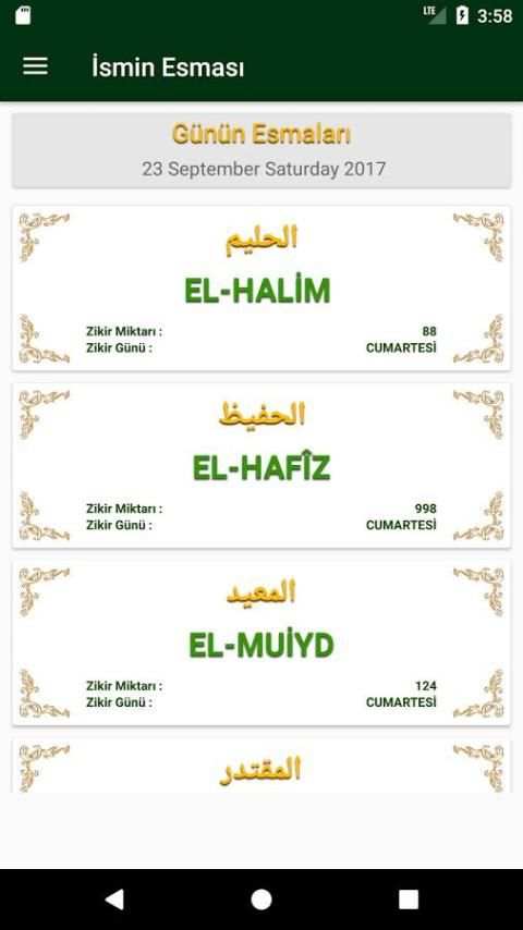 İsmin Esması (Ücretsiz) screenshot 2
