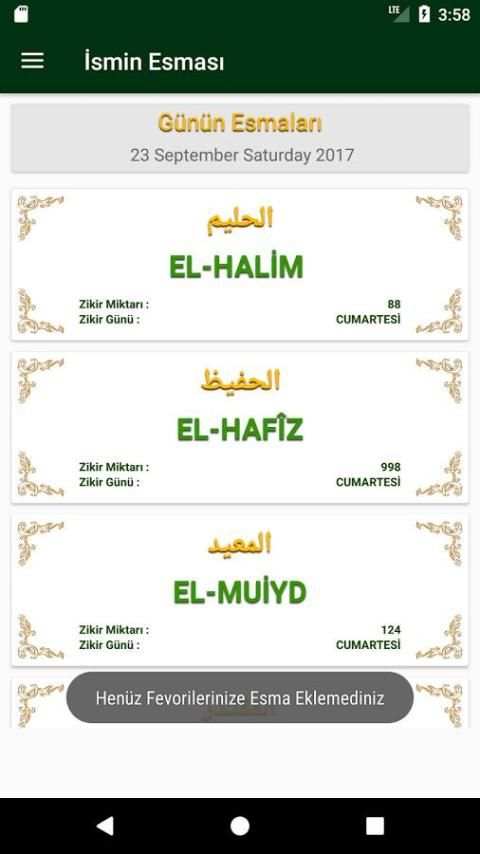 İsmin Esması (Ücretsiz) screenshot 1
