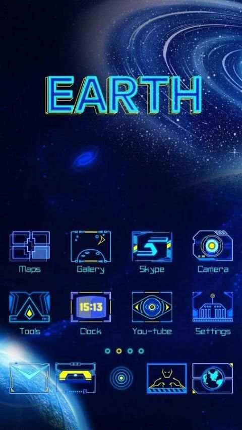 Earth Go Launcher Theme screenshot 4