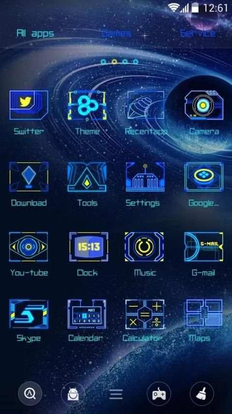 Earth Go Launcher Theme screenshot 3
