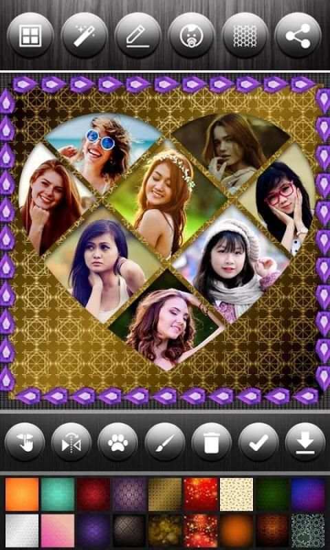 Luxury Photo Collage Editor स्क्रीनशॉट 3