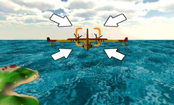 Airplane Firefighter 3D 2 تصوير الشاشة