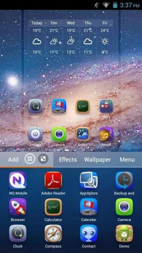 Star- Launcher Theme скриншот 1