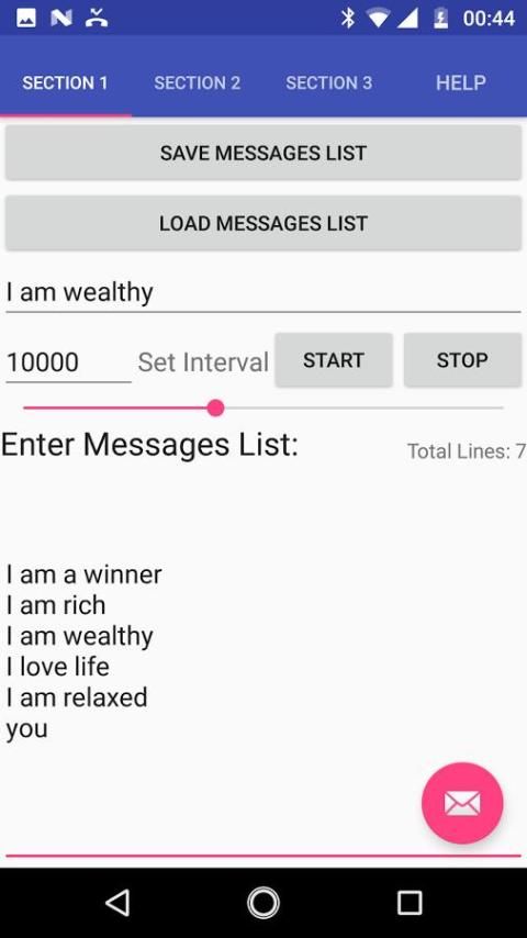 Genius Sublime Messages Free скриншот 1