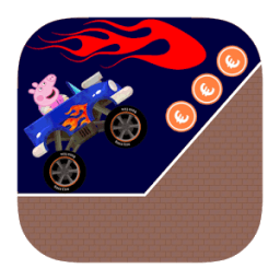 Courses Peppa Pig Voitures Monter Colline icon