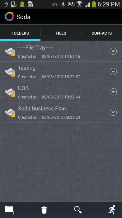 Soda Safe of Data App Mobile 4 تصوير الشاشة