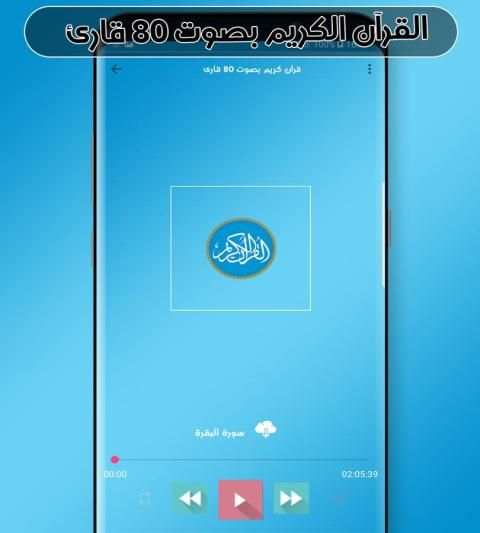 القرآن الكريم كاملا بصوت 80 قارئ скриншот 1