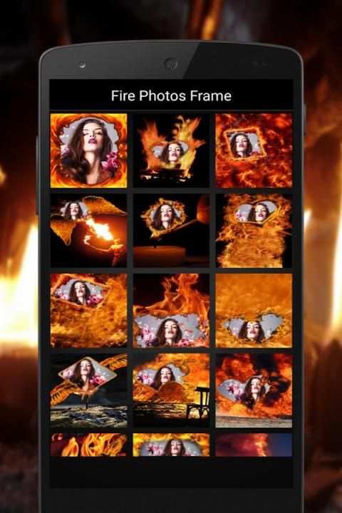 Fire Photos Frame screenshot 6