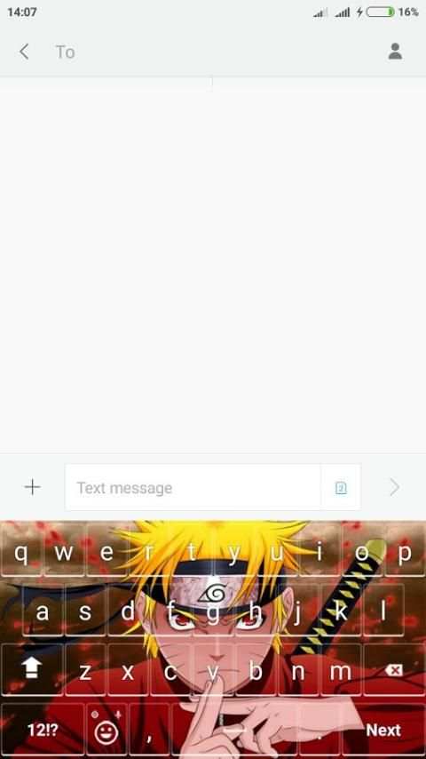 Uzumaki Shinobi Keyboard скриншот 2