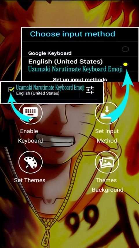 Uzumaki Shinobi Keyboard скриншот 5
