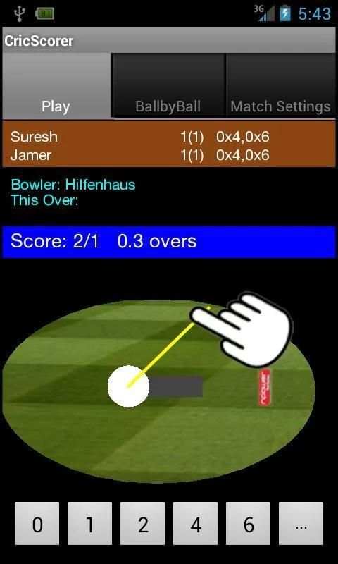 Cricket Scorer स्क्रीनशॉट 6