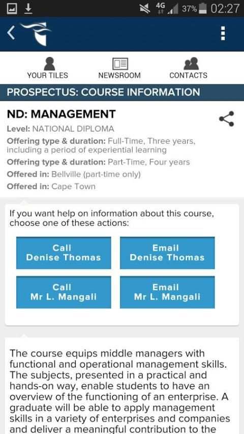 CPUT Mobile screenshot 5
