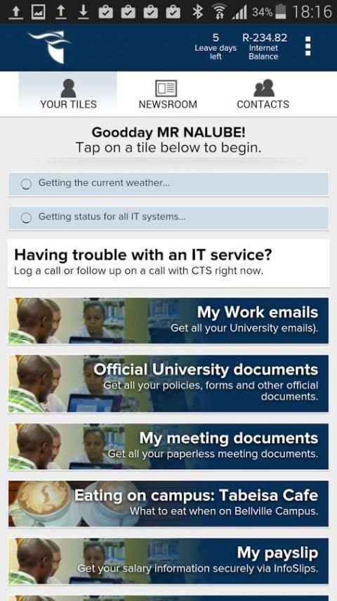 CPUT Mobile скриншот 4