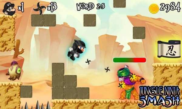 Jungle Ninja Smash screenshot 1