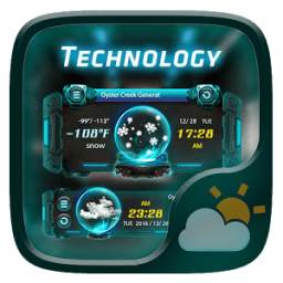Technology GO Weather Widget Theme