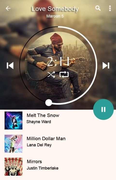 Music Player स्क्रीनशॉट 6