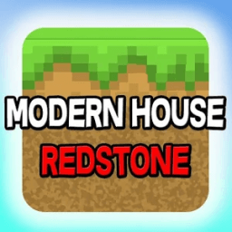ikon Modern House Redstone Block Craft
