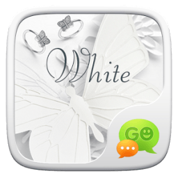 (FREE) GO SMS WHITE THEME иконка
