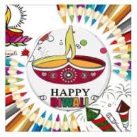 Diwali Colouring - Greeting cards on 9Apps