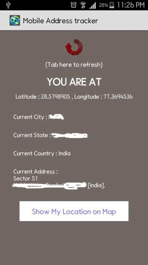 SIM Mobile Address tracker स्क्रीनशॉट 3