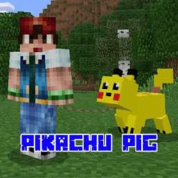 Pikachu Pig Mod MCPE 1.9