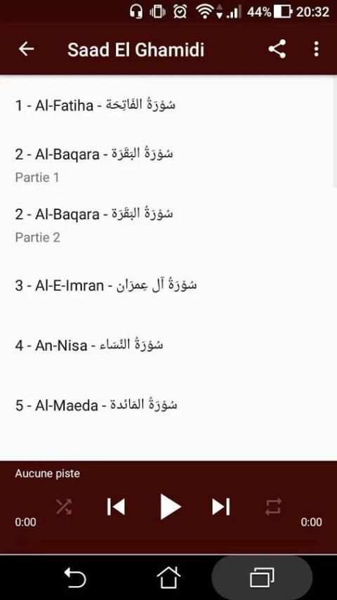 Saad El Ghamidi Quran Full offline screenshot 3