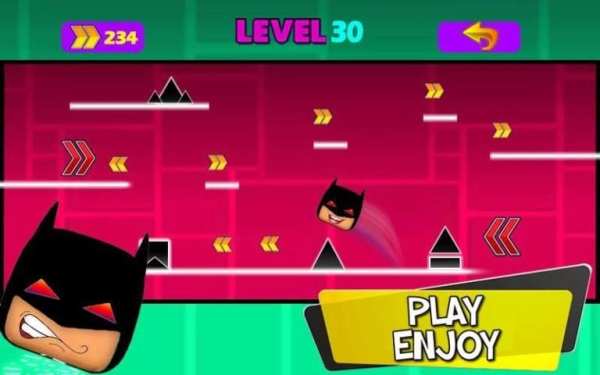 Geometry Bat Dash Game 3 تصوير الشاشة