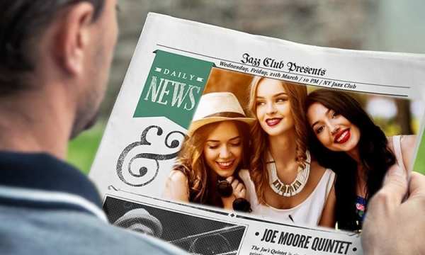 News Paper Photo Frames скриншот 2