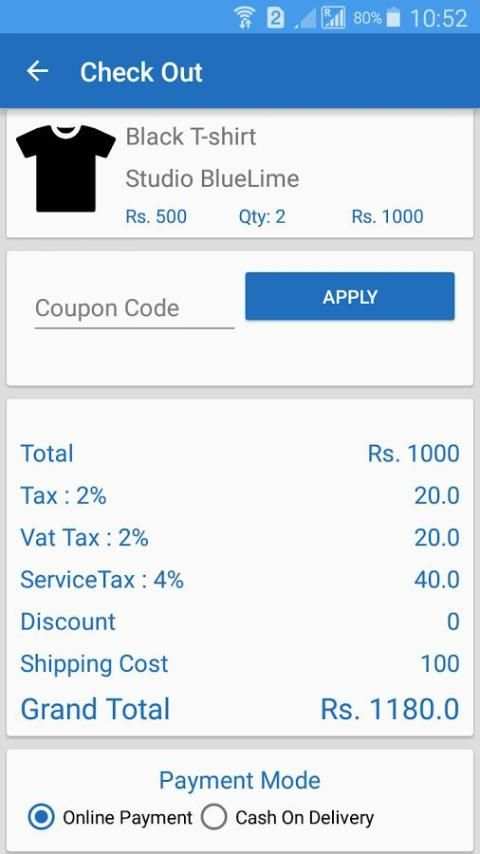 E-Commerce App स्क्रीनशॉट 5