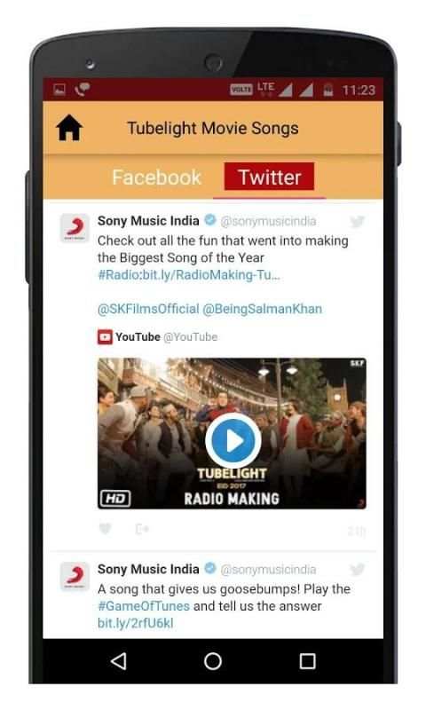 Tubelight Movie Songs screenshot 1