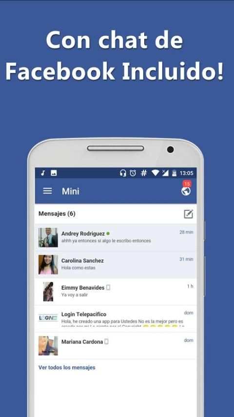 Mini para Facebook скриншот 8