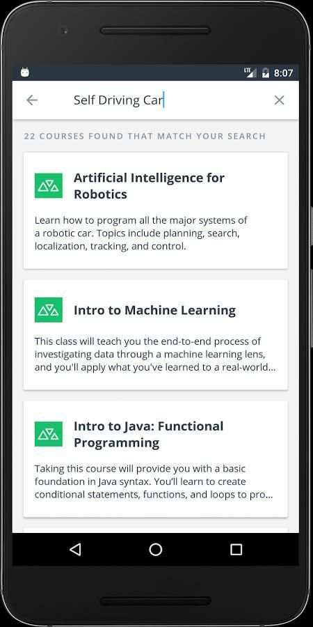 Udacity - Lifelong Learning screenshot 5