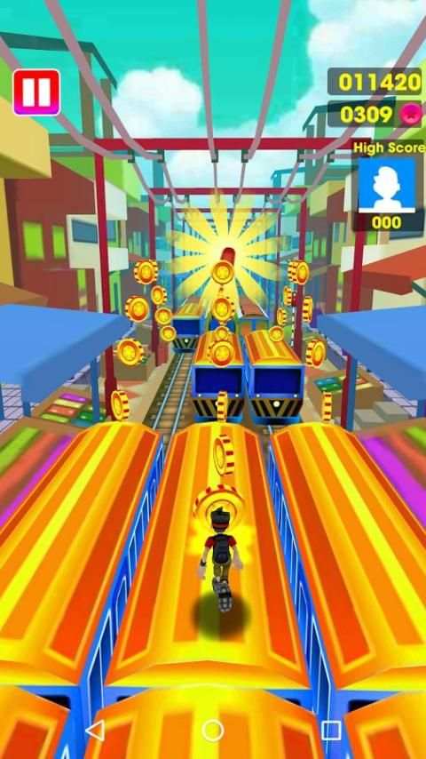 Super Surf Dash Run - Christmas Game скриншот 8
