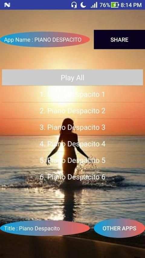 PIANO DESPACITO screenshot 1