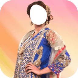 Pakistan Bride Dress Photo Montage иконка