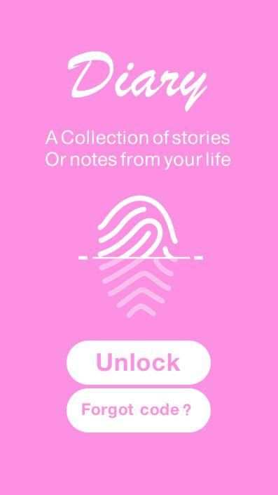 diary with a fingerprint lock screenshot 3