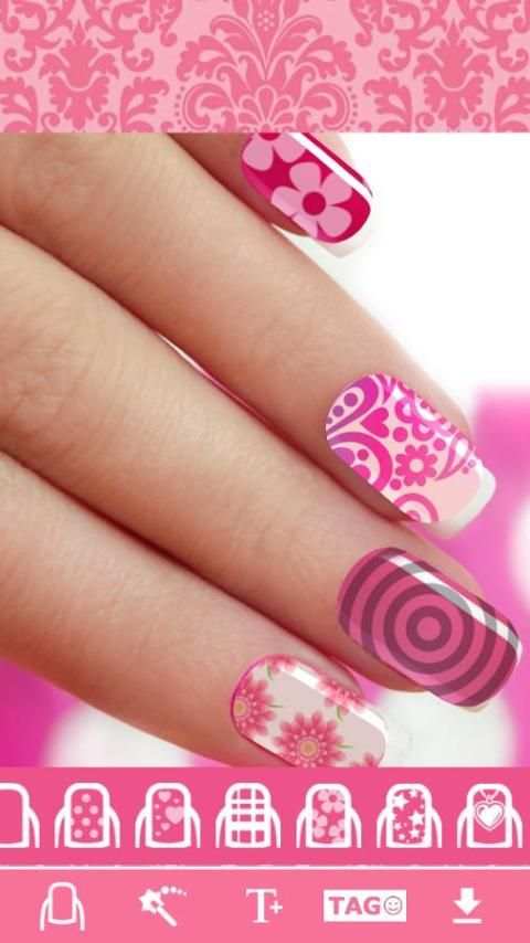 Virtual Nails Photo Studio Design : Nails designs скриншот 2