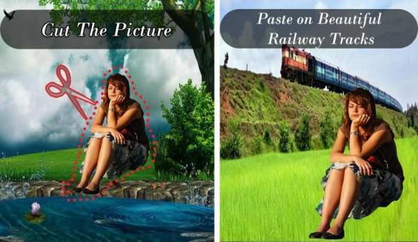 Railway Track Background Changer – Train Cut Paste screenshot 4