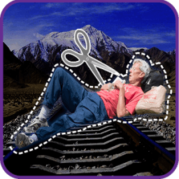 Railway Track Background Changer – Train Cut Paste आइकन