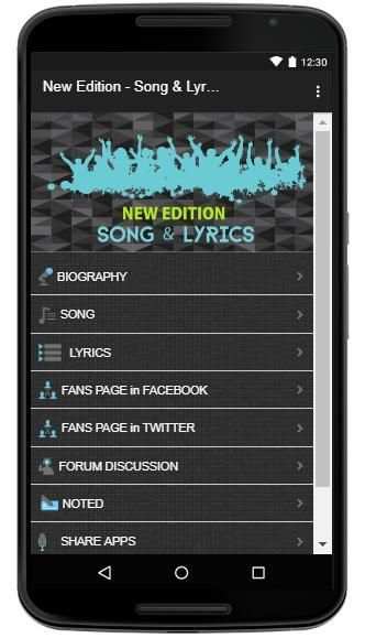 New Edition Song & Lyrics screenshot 4